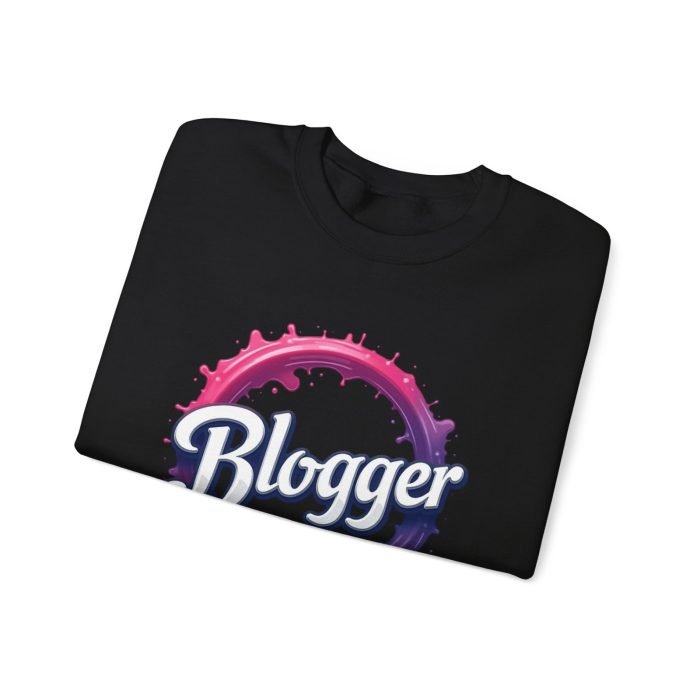 #Blogger Crewneck Sweatshirt - Cozy Unisex Heavy Blend for Creatives - Image 3