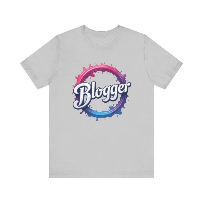 #Blogger Graphic Tee | Unisex Jersey Short Sleeve Shirt - Image 9