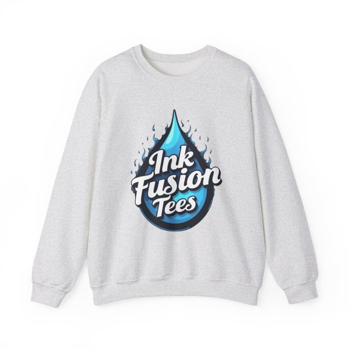 Ink Fusion Logo Crewneck Sweatshirt - Comfortable Unisex Style - Image 8