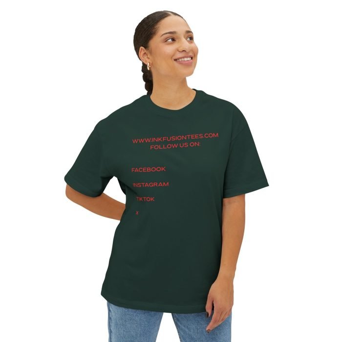 Unisex Oversized Boxy Tee - Trendy Graphic Tee with Ink Fusion Design - Image 27