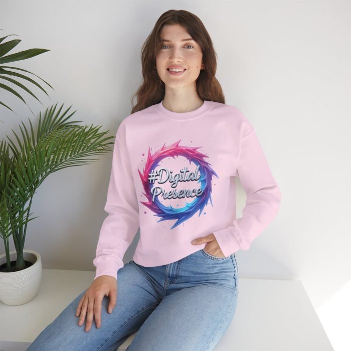 #DigitalPresence Unisex Heavy Blend™ Crewneck Sweatshirt - Stylish Comfort for Creative Minds - Image 4