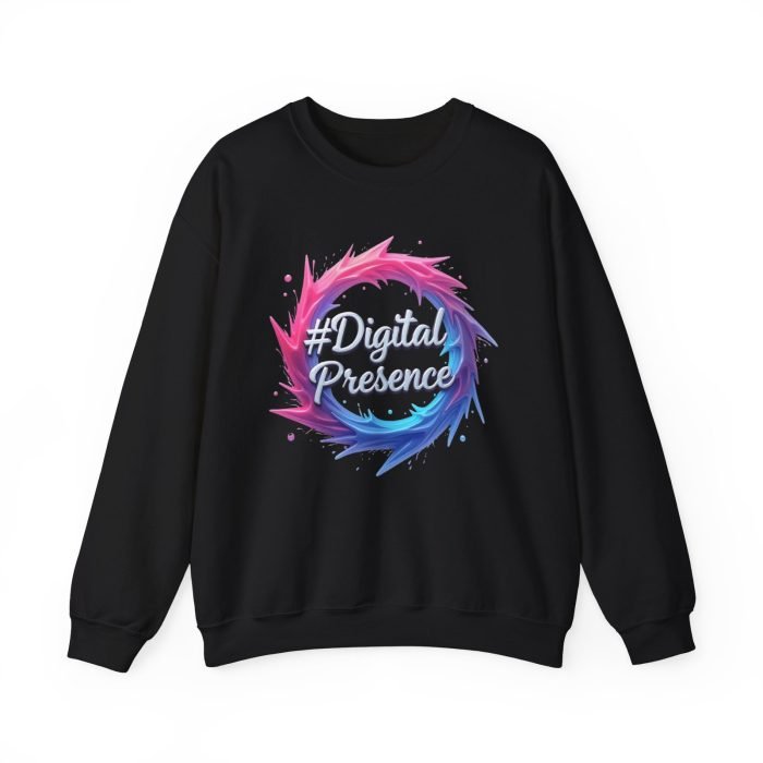 #DigitalPresence Unisex Heavy Blend™ Crewneck Sweatshirt - Stylish Comfort for Creative Minds - Image 10