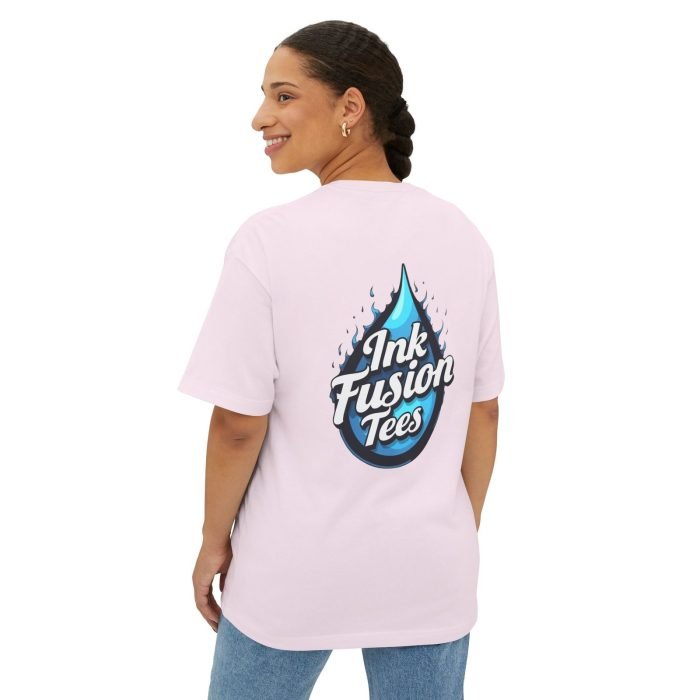 Unisex Oversized Boxy Tee - Trendy Graphic Tee with Ink Fusion Design - Image 8