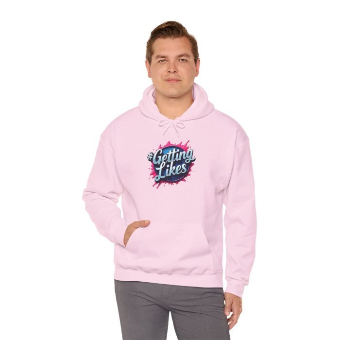 #Getting Likes Hoodie - Unisex Heavy Blend Sweatshirt for Social Media Lovers - Image 5
