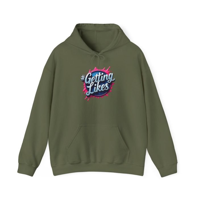 #Getting Likes Hoodie - Unisex Heavy Blend Sweatshirt for Social Media Lovers - Image 14
