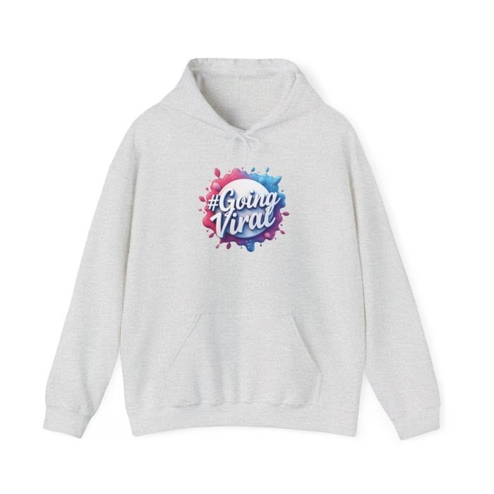 #GoingViral Unisex Hoodie - Trendy Heavy Blend Sweatshirt for Social Media Lovers - Image 8