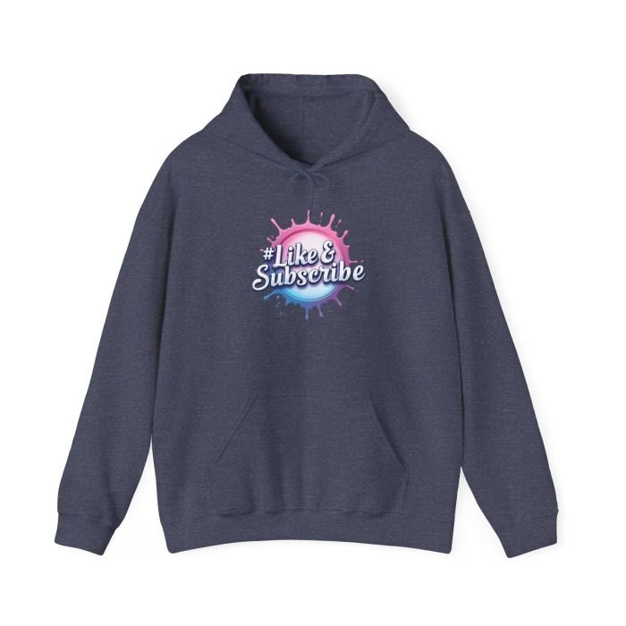 #Like & Subscribe Hoodie - Unisex Heavy Blend™ Sweatshirt - Image 14