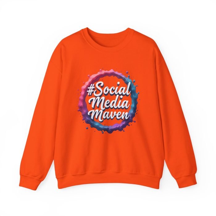 #SocialMediaMaven Crewneck Sweatshirt - Cozy Unisex Fashion for Influencers - Image 12