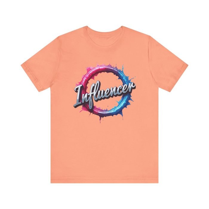 #Influencer Short Sleeve Tee - Perfect for Creators & Trendsetters - Image 15