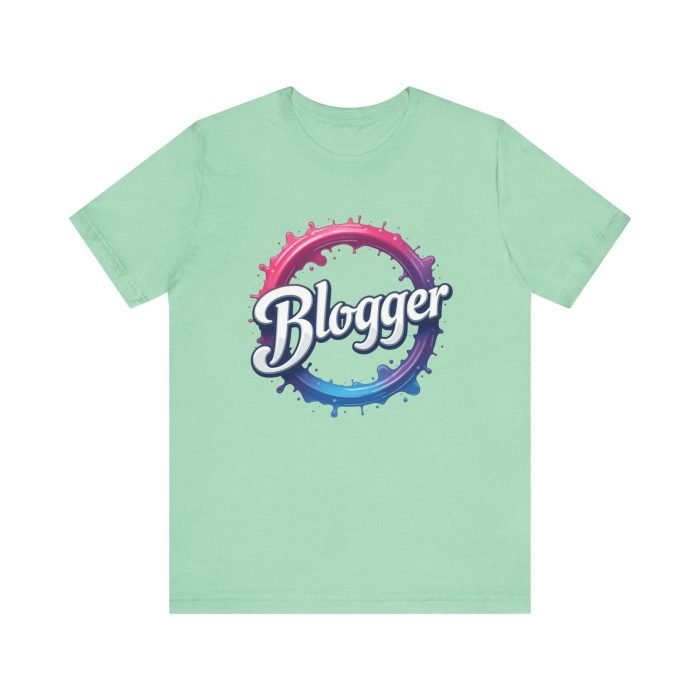 #Blogger Graphic Tee | Unisex Jersey Short Sleeve Shirt - Image 17