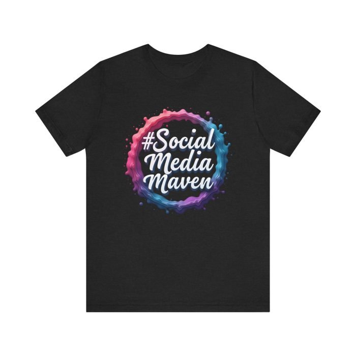 #SocialMediaMaven Unisex Jersey Tee - Perfect for Influencers & Creators - Image 11