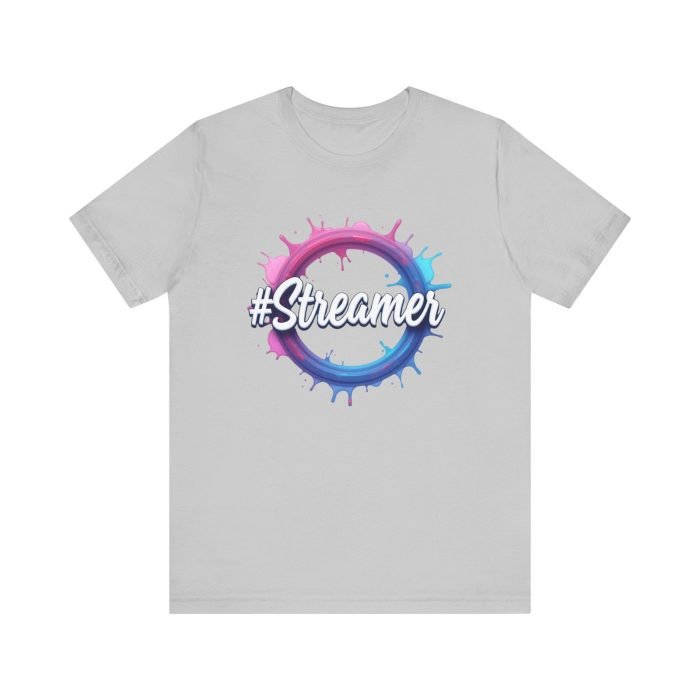 #Streamer Unisex Jersey Tee - Cool Casual Wear for Gamers & Creators - Image 9