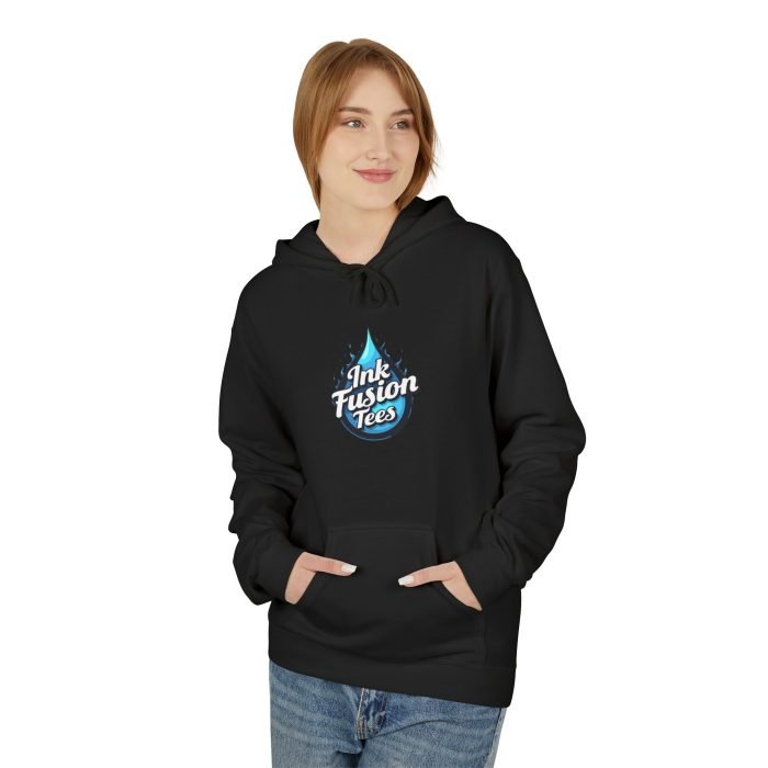 Unisex Softstyle Fleece Hoodie - Water Fusion Design - Image 2