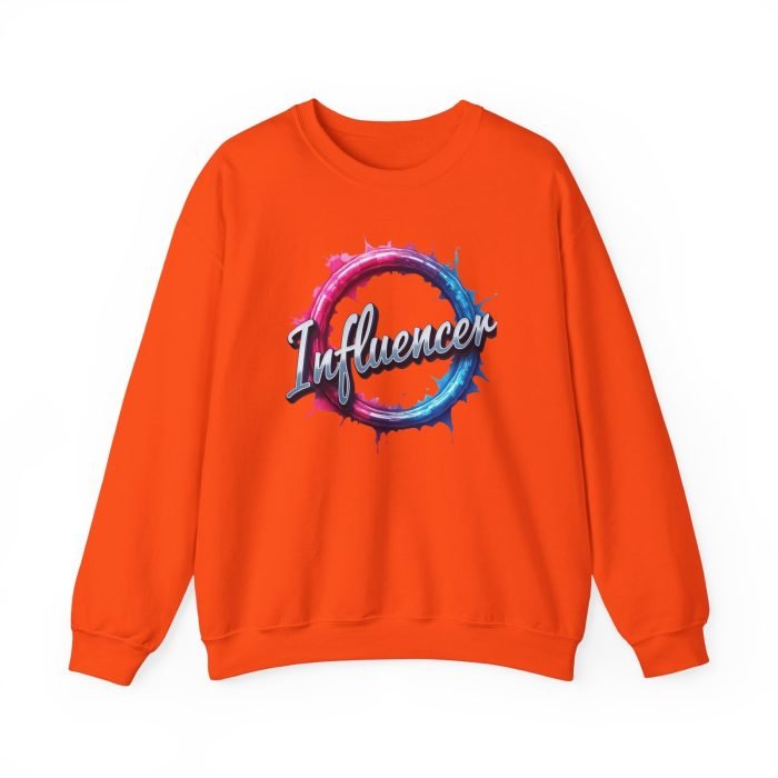#Influencer Crewneck Sweatshirt | Trendy Unisex Heavy Blend - Image 10