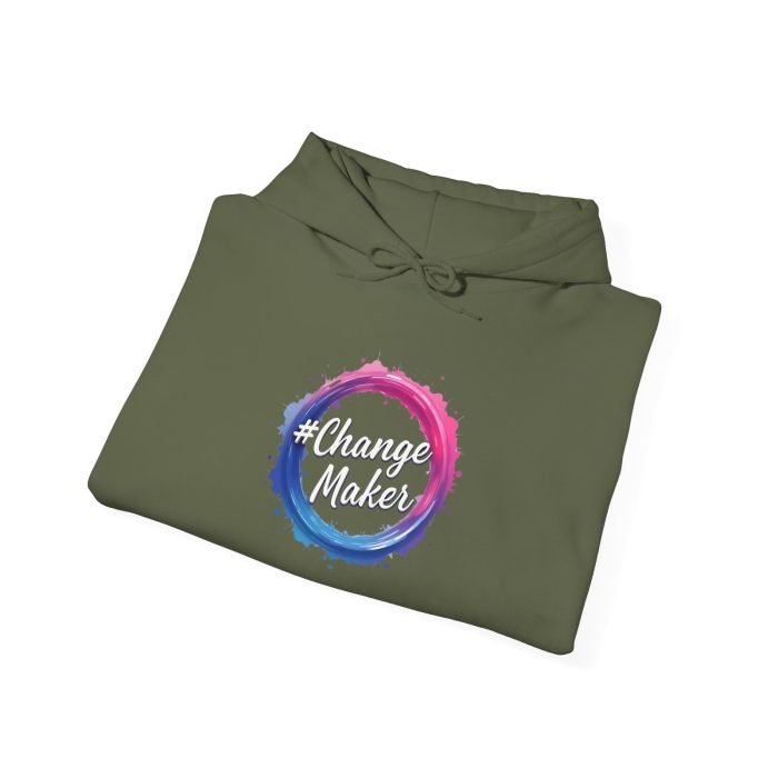 #Change Maker Unisex Heavy Blend™ Hooded Sweatshirt - Image 3