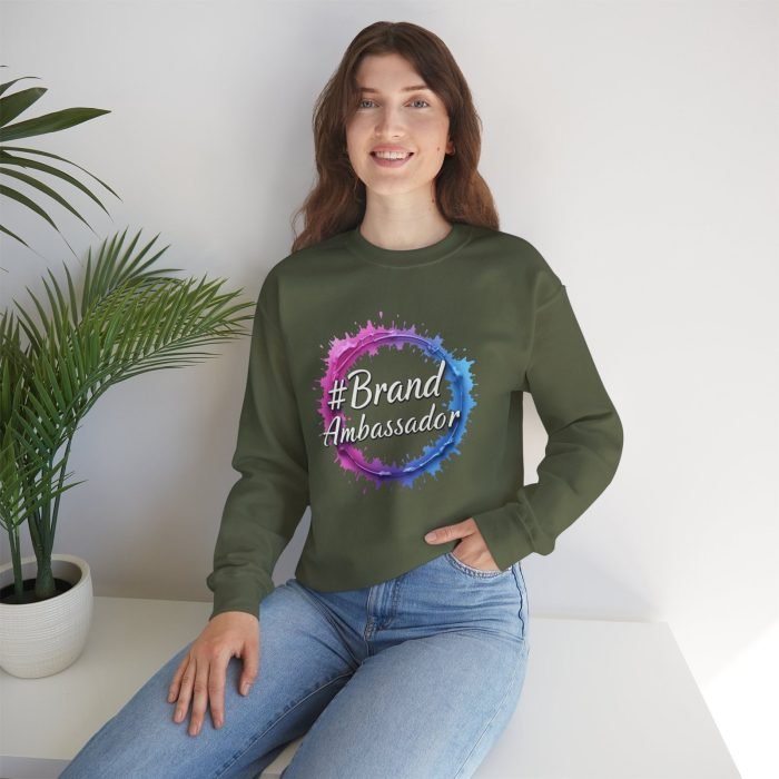 #Brand Ambassador Unisex Crewneck Sweatshirt - Cozy Blend for Everyday Style - Image 4