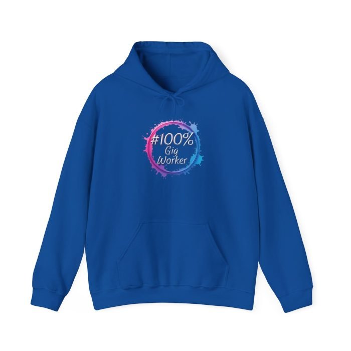 #100% Gig Worker Unisex Hoodie - Comfortable Heavy Blend Sweatshirt for Freelancers and Gig Economy Enthusiasts - Image 16