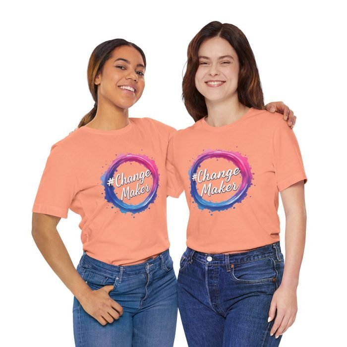 #ChangeMaker Unisex Jersey T-Shirt - Empowering Short Sleeve Tee for Change Makers - Image 5