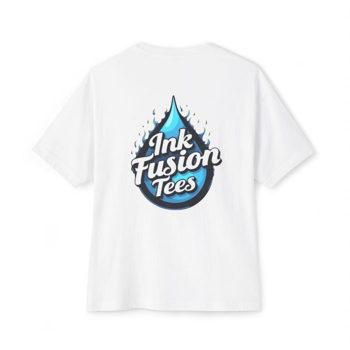 Unisex Oversized Boxy Tee - Trendy Graphic Tee with Ink Fusion Design - Image 2