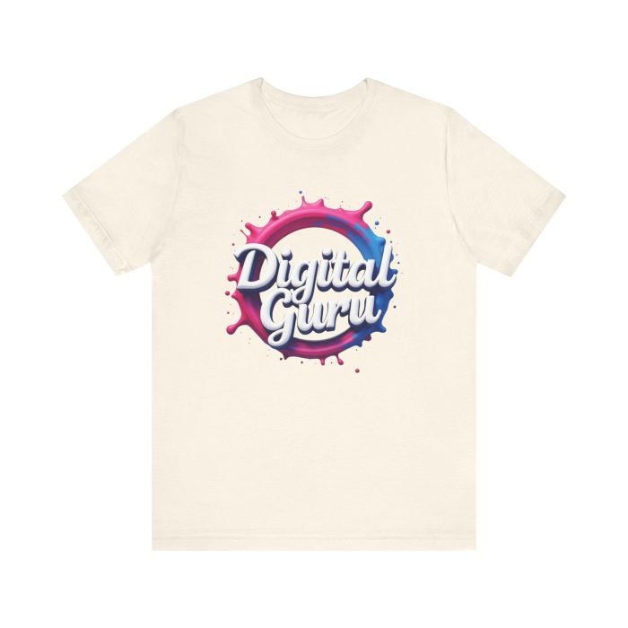 #Digital Guru Unisex Jersey Tee - Creative, Casual Style for Tech Enthusiasts - Image 13