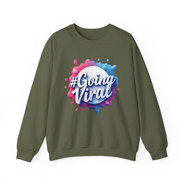 #GoingViral Unisex Heavy Blend™ Crewneck Sweatshirt - Trendy & Comfortable - Image 14
