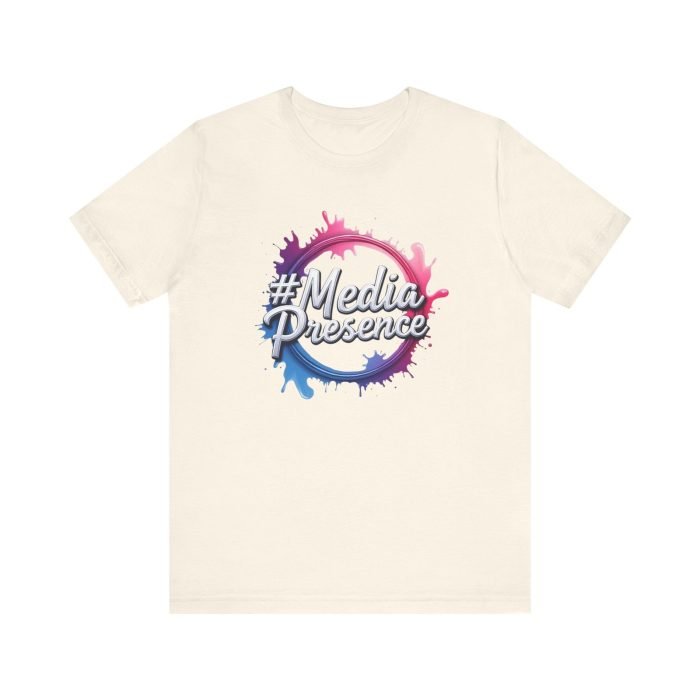 #MediaPresence Unisex Jersey Tee - Trendy Short Sleeve Shirt for Social Media Enthusiasts - Image 11