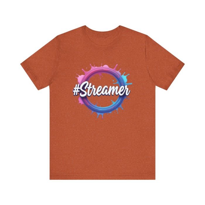 #Streamer Unisex Jersey Tee - Cool Casual Wear for Gamers & Creators - Image 17