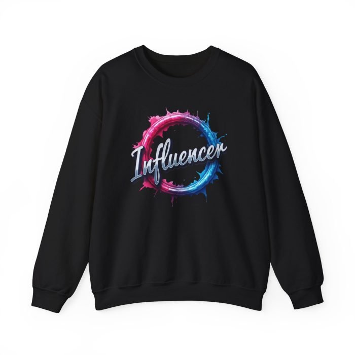 #Influencer Crewneck Sweatshirt | Trendy Unisex Heavy Blend - Image 8