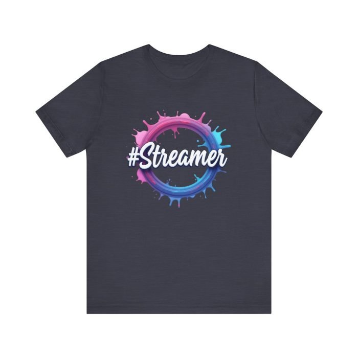 #Streamer Unisex Jersey Tee - Cool Casual Wear for Gamers & Creators - Image 25
