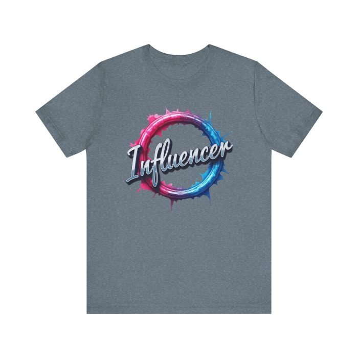 #Influencer Short Sleeve Tee - Perfect for Creators & Trendsetters - Image 25
