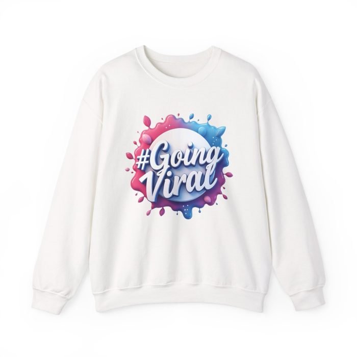 #GoingViral Unisex Heavy Blend™ Crewneck Sweatshirt - Trendy & Comfortable - Image 6