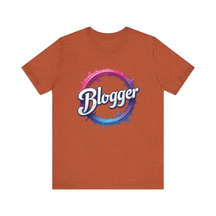 #Blogger Graphic Tee | Unisex Jersey Short Sleeve Shirt - Image 15