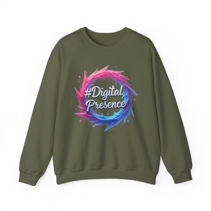 #DigitalPresence Unisex Heavy Blend™ Crewneck Sweatshirt - Stylish Comfort for Creative Minds - Image 14