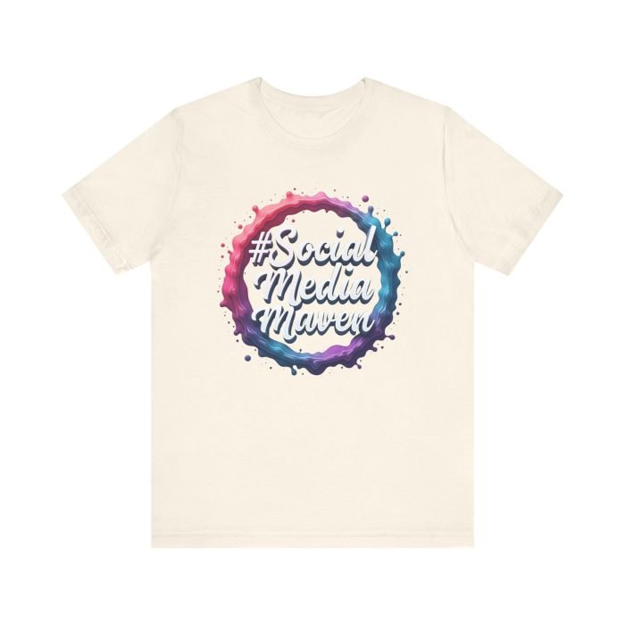 #SocialMediaMaven Unisex Jersey Tee - Perfect for Influencers & Creators - Image 13