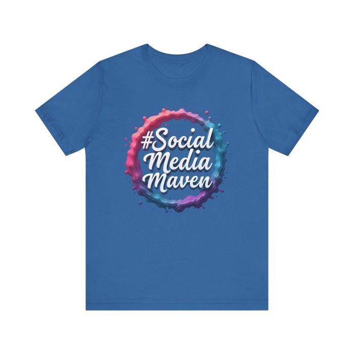 #SocialMediaMaven Unisex Jersey Tee - Perfect for Influencers & Creators - Image 21