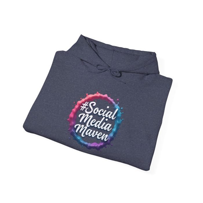 #SocialMediaMaven Unisex Heavy Blend Hooded Sweatshirt - Image 3