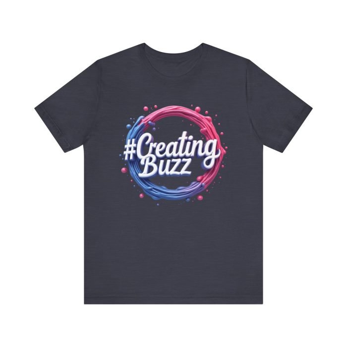 #Creating Buzz Unisex Jersey Tee - Stylish & Vibrant Design for Creative Enthusiasts - Image 25