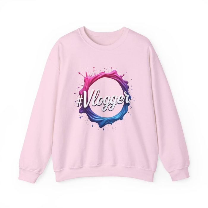 #Vlogger Unisex Heavy Blend™ Crewneck Sweatshirt - Trendy, Comfortable & Stylish for Content Creators - Image 24