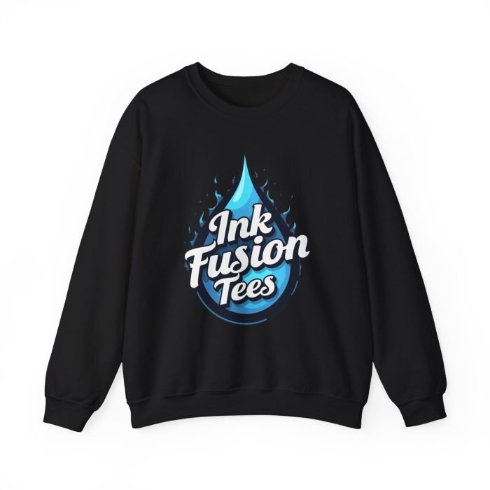 Ink Fusion Logo Crewneck Sweatshirt - Comfortable Unisex Style - Image 10