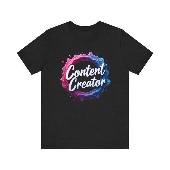 #Content Creator Unisex Tee - Stylish Graphic Shirt for Creators & Influencers - Image 11