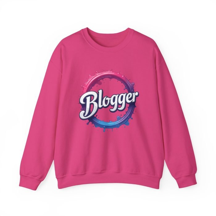 #Blogger Crewneck Sweatshirt - Cozy Unisex Heavy Blend for Creatives - Image 24