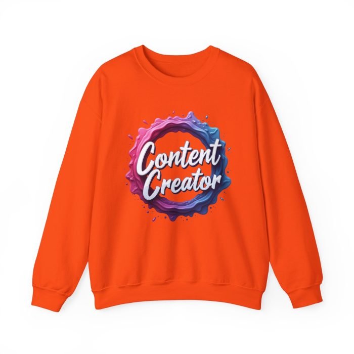 #Content Creator Crewneck Sweatshirt - Comfortable Fashion for Creatives - Image 12