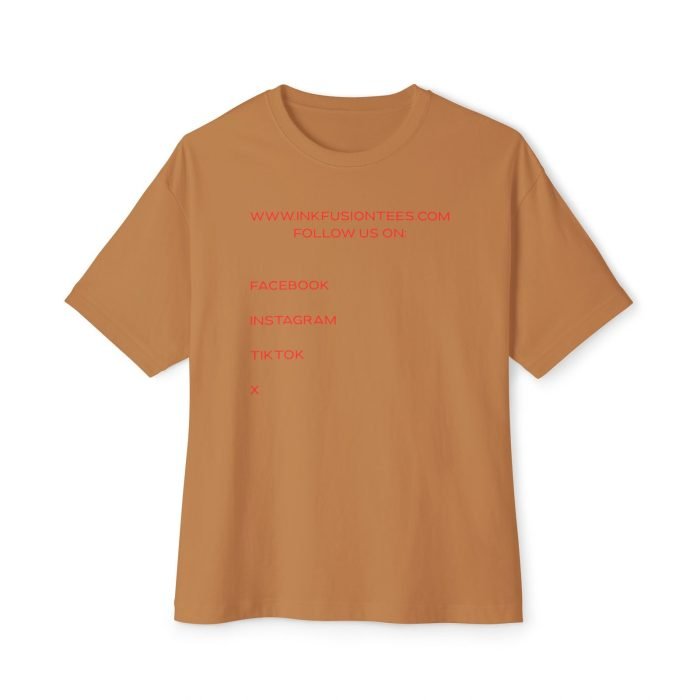 Unisex Oversized Boxy Tee - Trendy Graphic Tee with Ink Fusion Design - Image 17