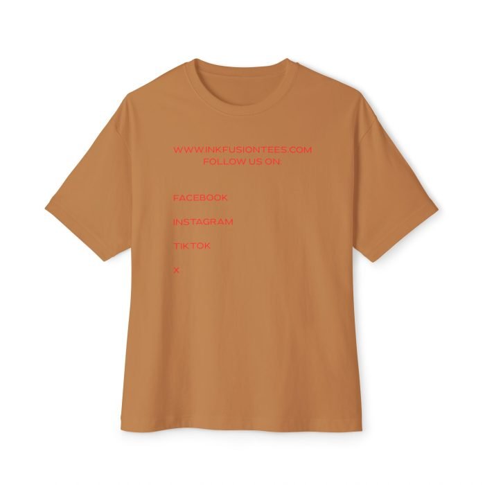 Unisex Oversized Boxy Tee - Trendy Graphic Tee with Ink Fusion Design - Image 17