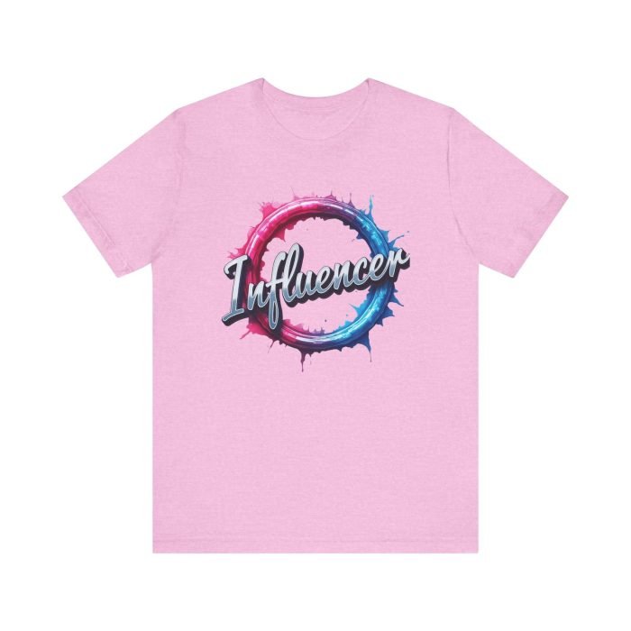 #Influencer Short Sleeve Tee - Perfect for Creators & Trendsetters
