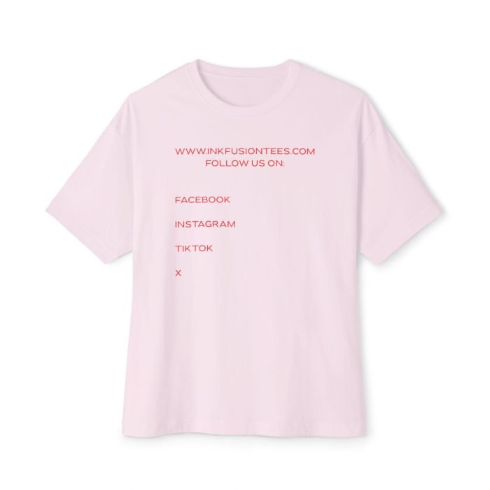 Unisex Oversized Boxy Tee - Trendy Graphic Tee with Ink Fusion Design - Image 5