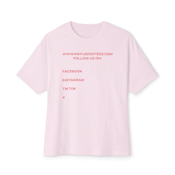 Unisex Oversized Boxy Tee - Trendy Graphic Tee with Ink Fusion Design - Image 5