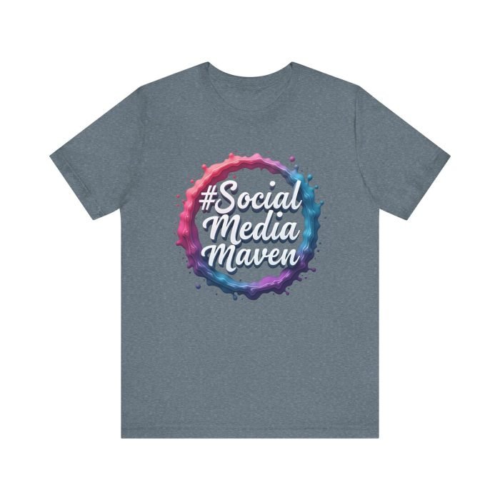#SocialMediaMaven Unisex Jersey Tee - Perfect for Influencers & Creators - Image 23