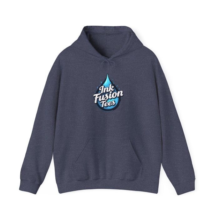 Ink Fusion Tees Logo Unisex Hooded Sweatshirt - Cozy Streetwear, Unique Graphic Hoodie, Perfect Gift, Casual Wear for All, Great for [...] - Image 18