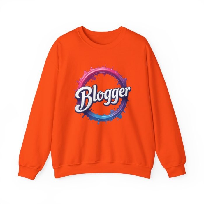 #Blogger Crewneck Sweatshirt - Cozy Unisex Heavy Blend for Creatives - Image 10